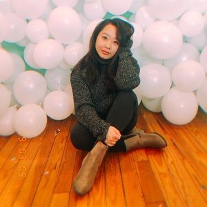 Crop turtle neck sweater